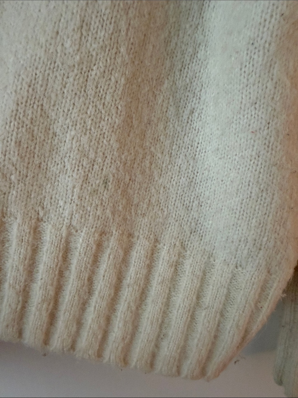 Helmut Lang Cream Crewneck Sweater - Soft Knit - Picture 5 of 6